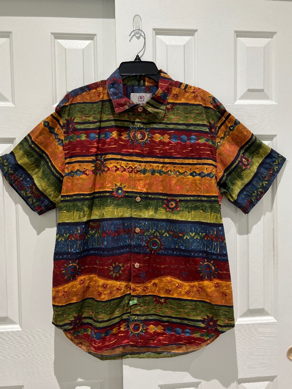 Vintage The Territory Ahead Shirt Men’s Size XL Aztec Southwest Button-Up